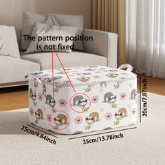Foldable Sloth Storage Bag - Large Capacity Bedroom Clothes Organizer
