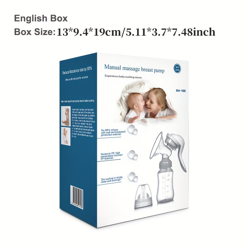 Manual Massage Breast Pump for Clean Milk Bottle