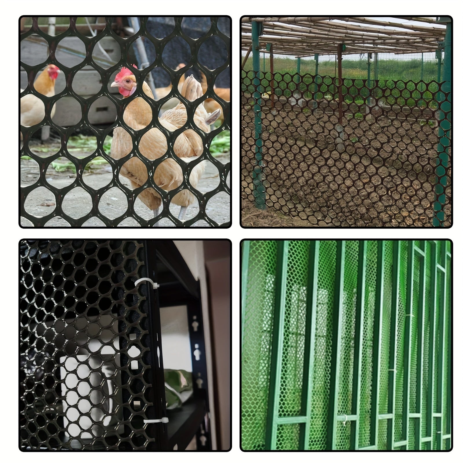 Durable 31ftX16ft Chicken Wire Mesh Fence Lightweight Garden Poultry Crafts
