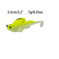 1pc Paddle Tail Swimbait Soft Lure Fishing Tackle