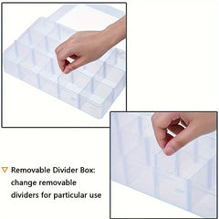 15 Grid Adjustable Plastic Storage Box Room Decor