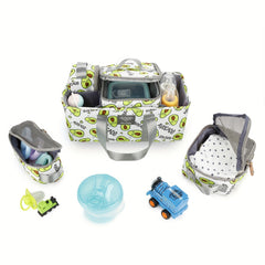 3-in-1 Diaper Caddy for Organization - Perfect Baby Caddy for Diaper Bag