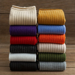 10 Pairs Women's Solid Crew Socks - Comfy & Breathable Mid Tube Stockings
