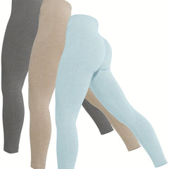High Waist Seamless Yoga Pants Tummy Control Gym Leggings for Women