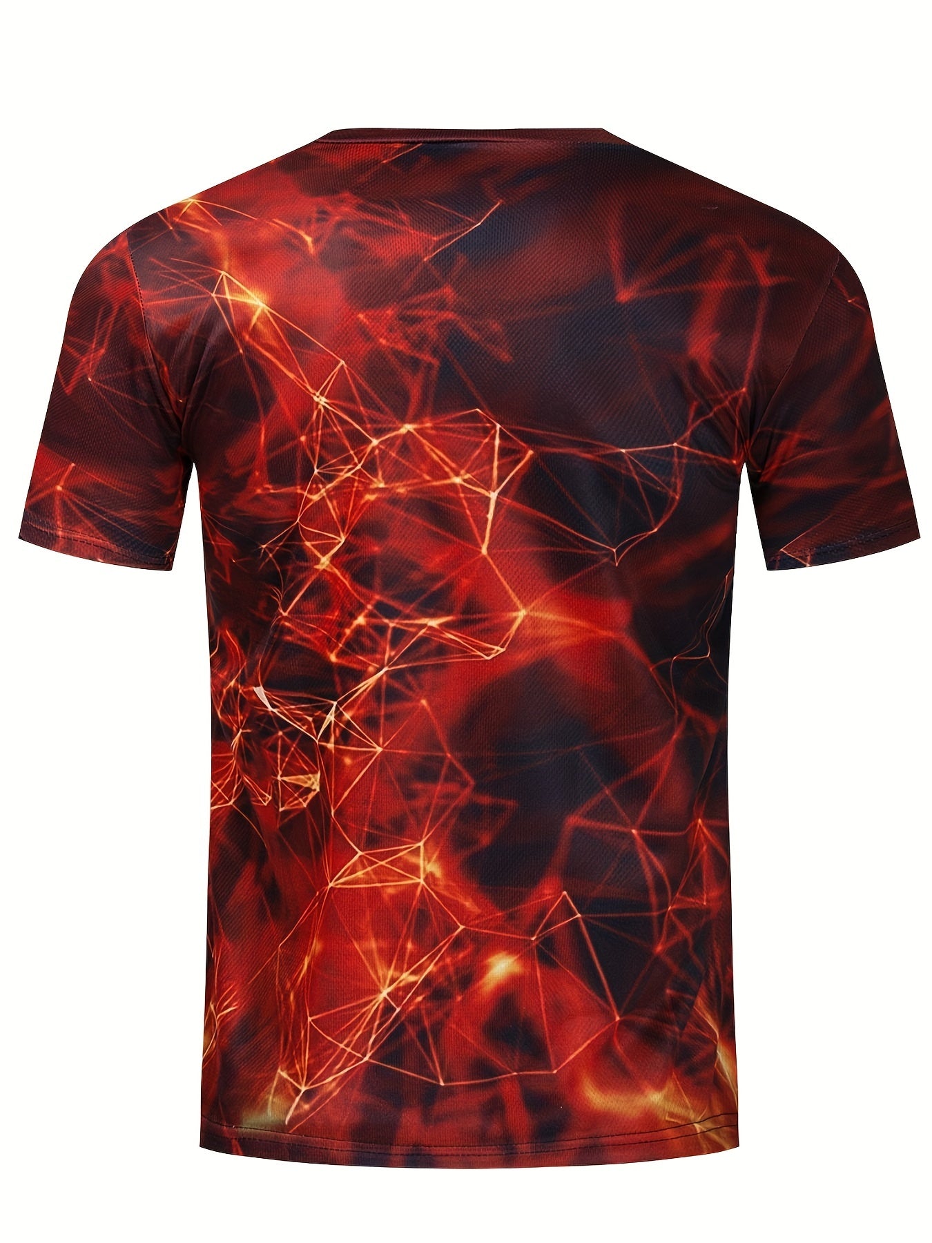 Men's 3D Print Geometry Graphic T-Shirt for Summer