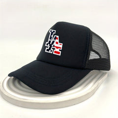 LA Embroidered Unisex Trucker Hat Solid Baseball Cap Dad Hats