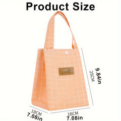 Thick Aluminum Foil Insulated Lunch Bag Waterproof Portable Lunch Bag