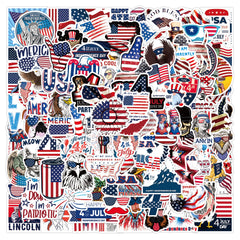 American Flag Vinyl Stickers 4th of July Decals