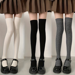 Teen's Striped Knee High Socks Nylon Long Stockings