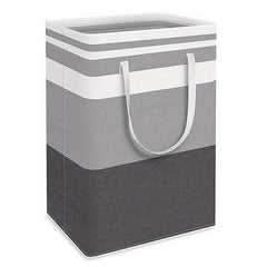 Colorblock Foldable Cloth Basket Waterproof Laundry Toy Storage