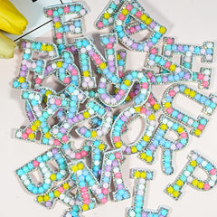 26pcs A Letter Patches Iron Sew On Patches For Clothes Bag Hat