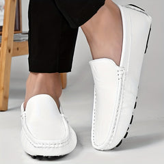 Men's Lightweight Comfortable Loafers Shoes Outdoor Low Round Toe Shoes