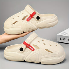 Unisex Lightweight Platform Clogs Hollow Out Garden Shoes Summer