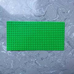 Building Baseplate 16x32 Studs Green ABS Easy Puzzle
