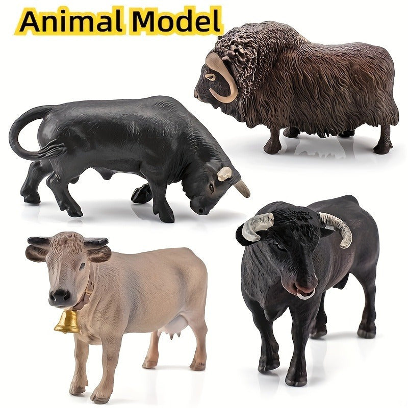 Simulated Cow Animal Model Learning Toy