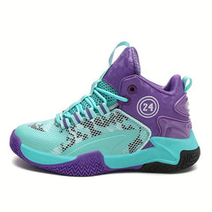 Boy's Block Basketball Shoes Comfy Non Slip Sneakers
