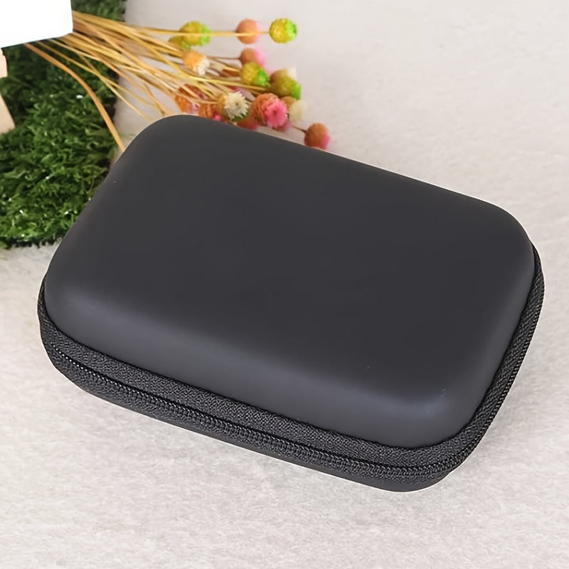 2pcs Travel Charger Storage Bags Mini Earphone Storage Boxes