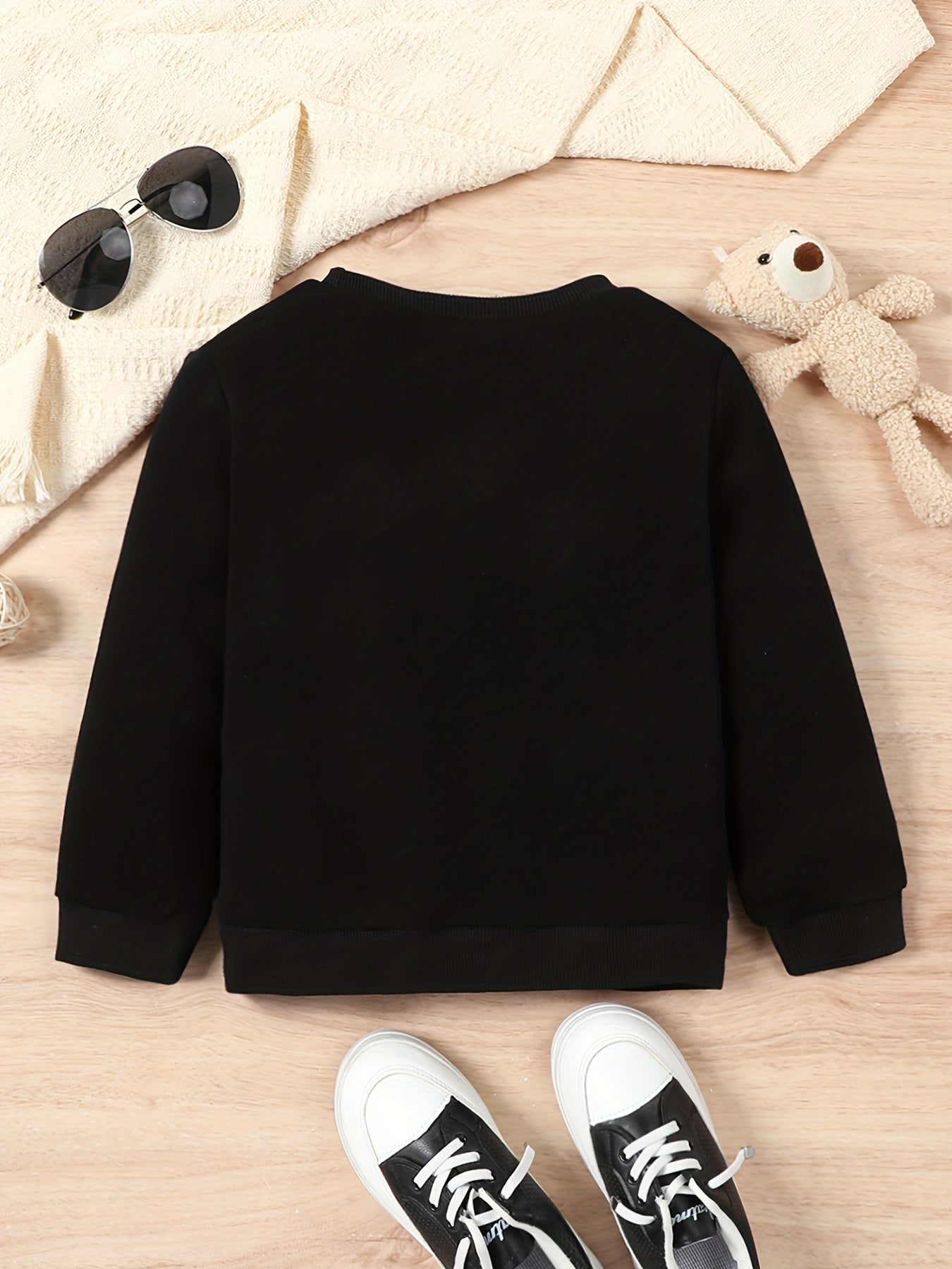 Toddler Kid's LITTLE DUDE Thermal Sweatshirt Long Sleeve Top