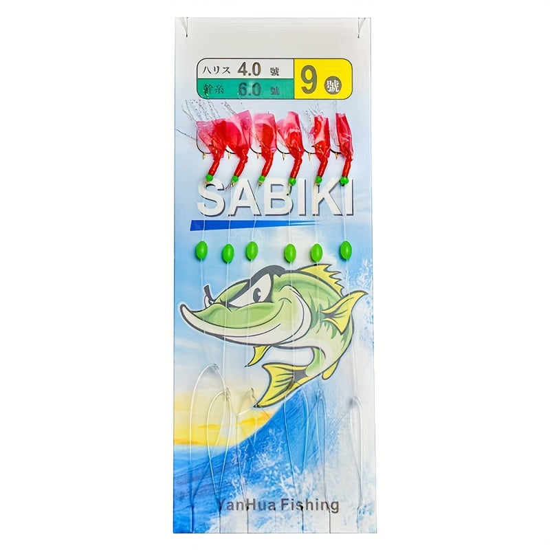 Bionic Fish Skin Stringer Hook Barbed Fishing Hook