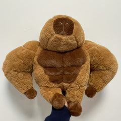 19.7in Muscle Capybara Pillow for Halloween Thanksgiving Christmas
