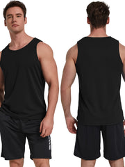 TELALEO Men's Workout Tank Tops Quick Dry Mesh Gym Shirt