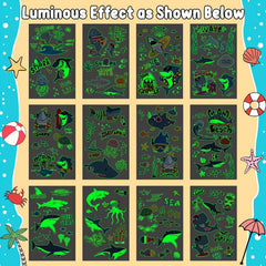 Glow Shark Birthday Party Supplies Luminous Shark Decorations