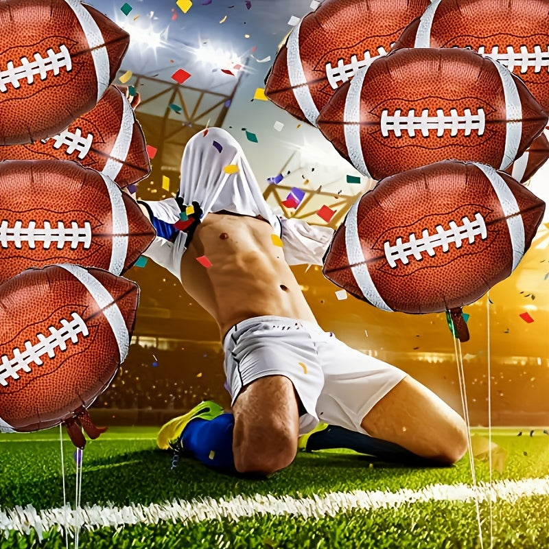 8pcs 18 inch Football Balloons Birthday Graduation Party Decoration
