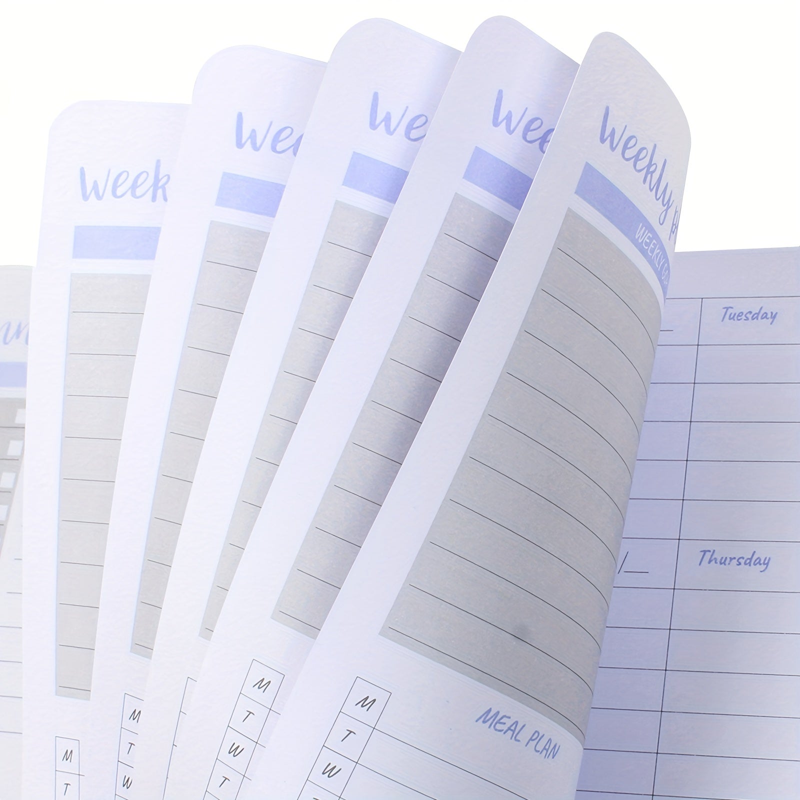 Weekly Goals Planner Checklist Habit Tracker Purple