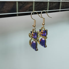 Funny Cat Animal Earrings Halloween Party Accessories