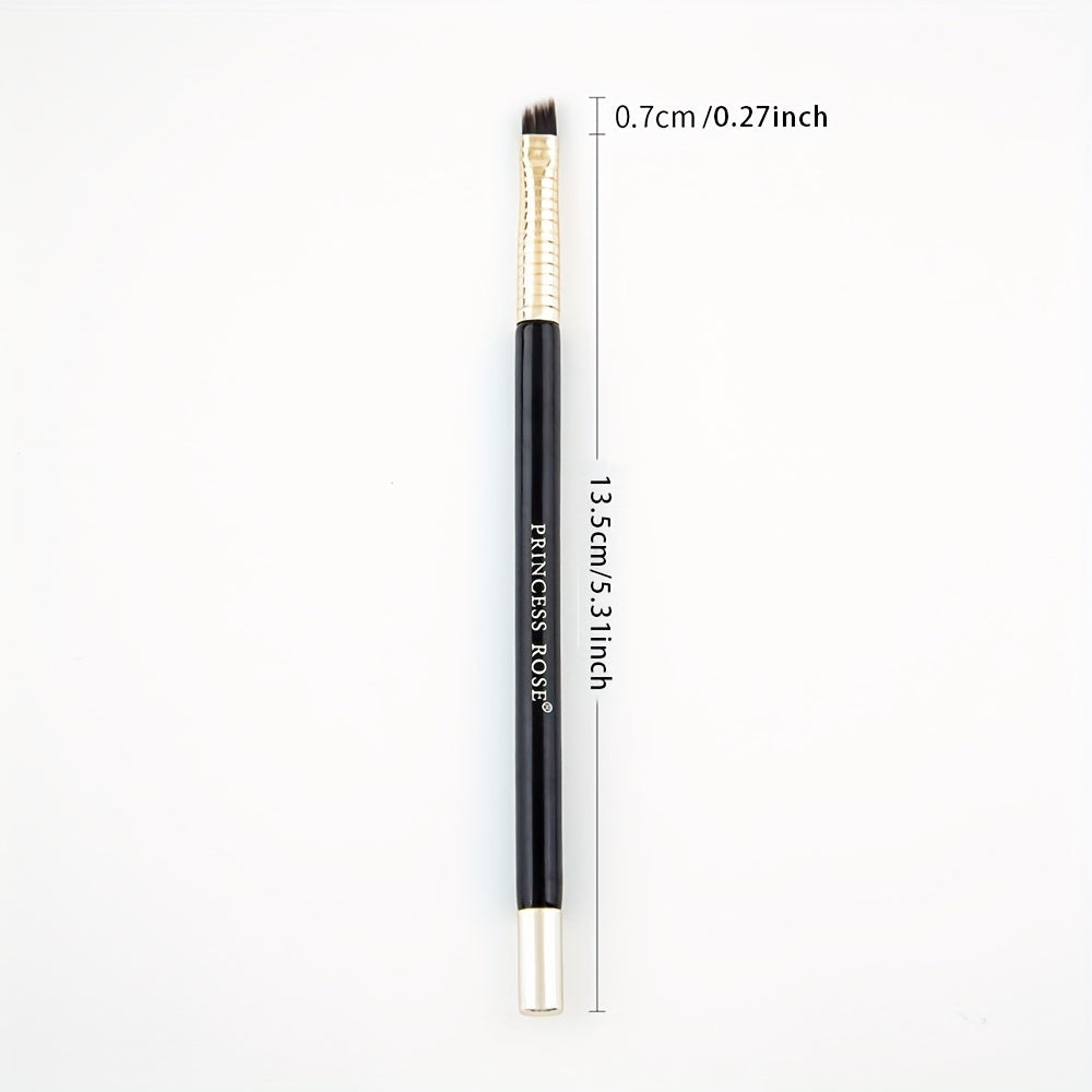 Precision Angled Eyebrow & Eyeliner Brush for Makeup Application