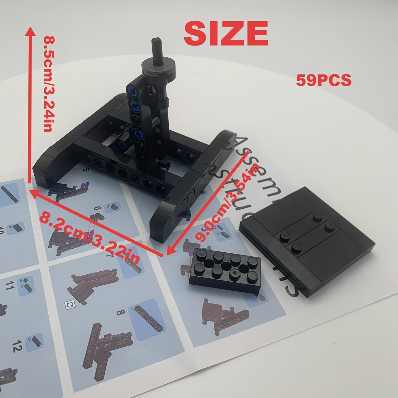 Upgrade Aircraft Display Bracket for 75149 75102 75273 X Planet Fighter