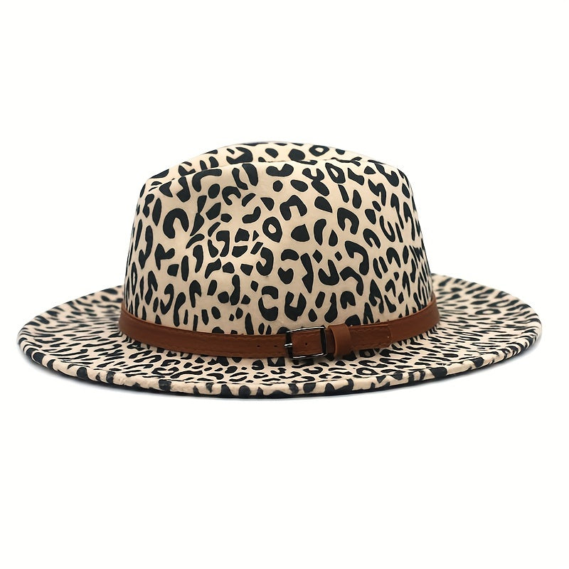 Leopard Jazz Tweed Bowler Hat Unisex