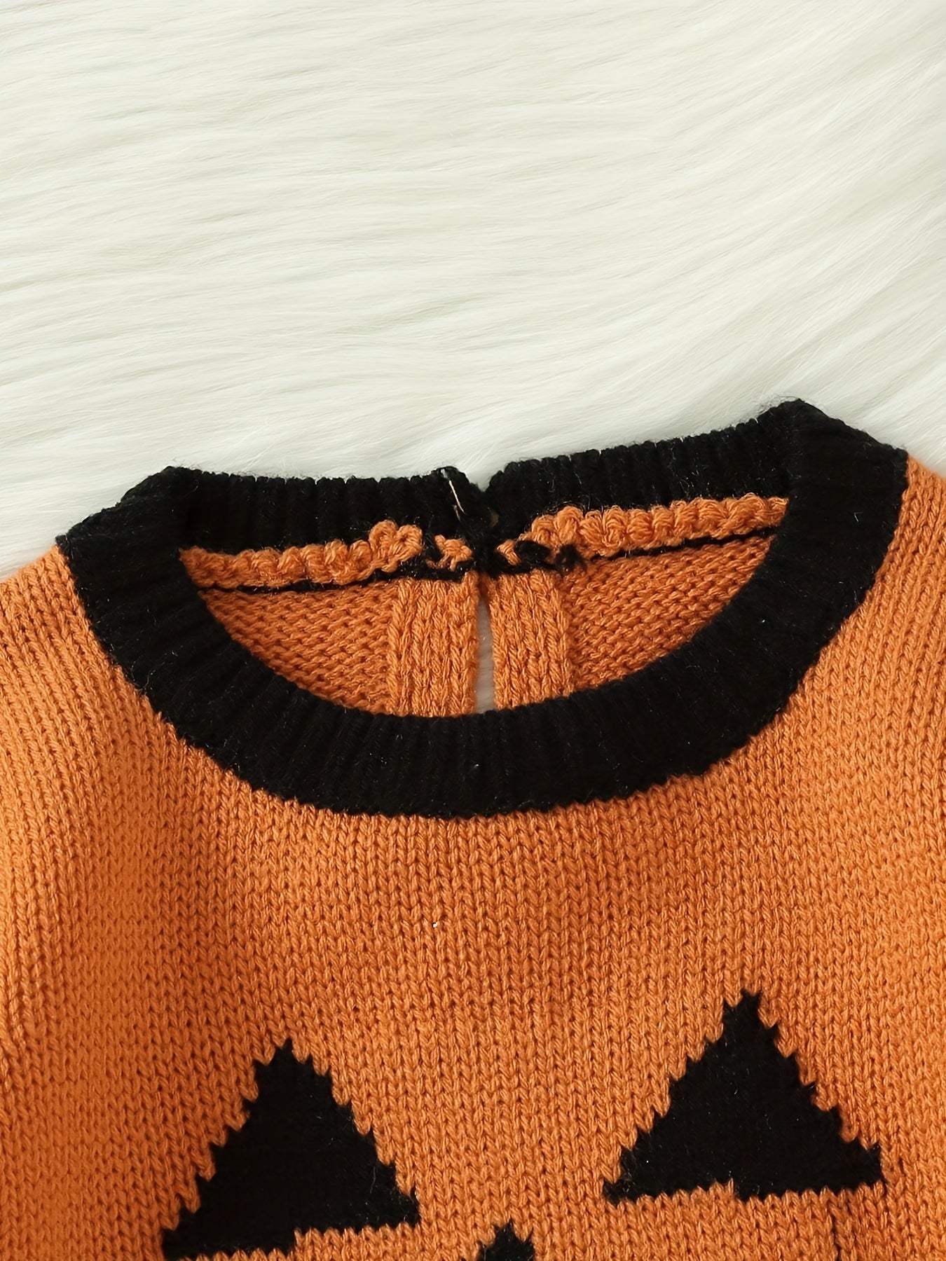 Toddler Knit Sweater Pullover Halloween Party Top