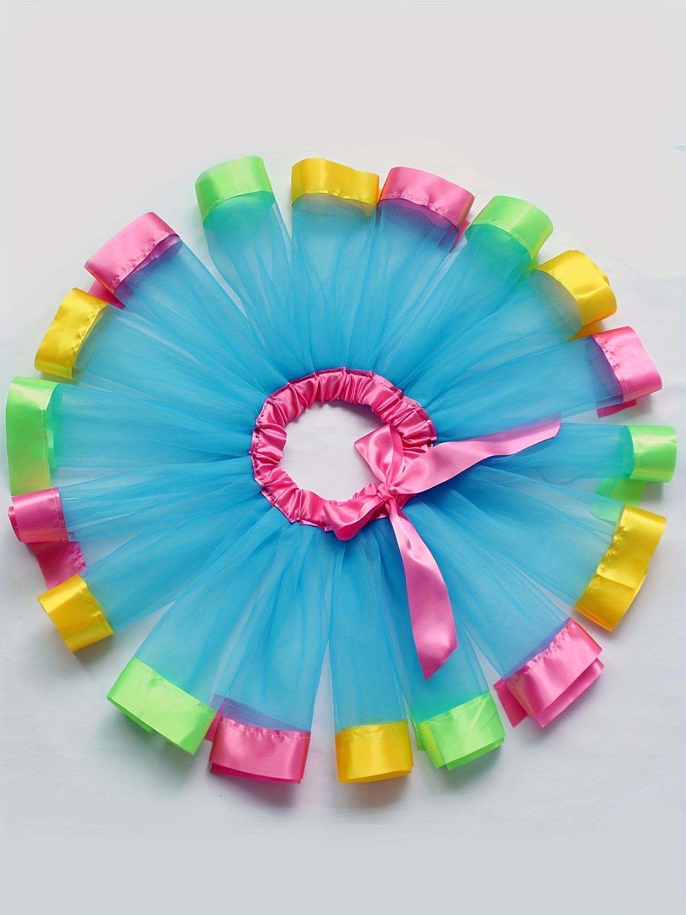 Girls Mermaid Costume Tutu Skirt with Bowknot