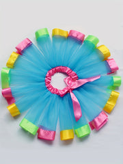Girls Mermaid Costume Tutu Skirt with Bowknot