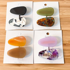 2pcs Casual Hair Clip Sides Clips Hair Accessories Sets For Girls