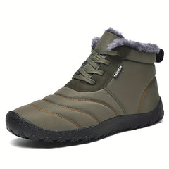 Men's Winter Snow Boots - Windproof Thermal Hiking Shoes