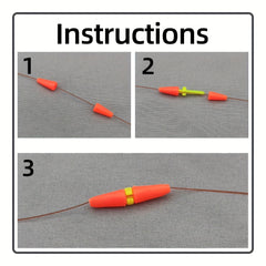 Fishing Rubber Stick Stopper for Floats Fishing Group Accessories