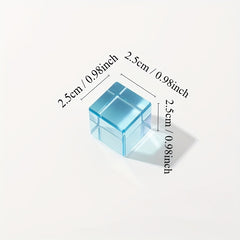 Colorful Acrylic Building Blocks Toys - Set of 30pcs High Transmittance Blocks