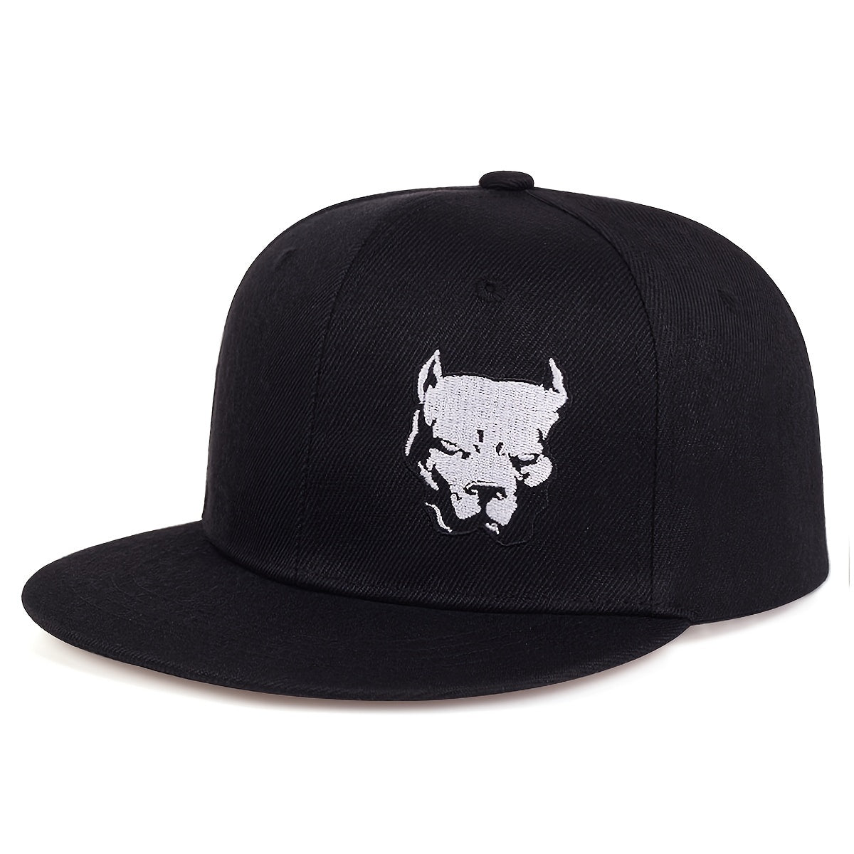 Men's Bulldog Pattern Baseball Cap for Outdoor Activities