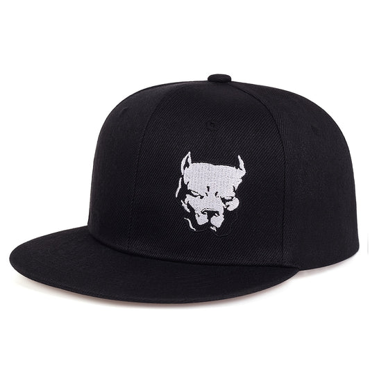 Men's Bulldog Pattern Baseball Cap for Outdoor Activities