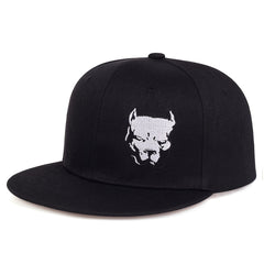 Men's Bulldog Pattern Baseball Cap for Outdoor Activities