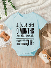 Embroidery Romper Short Sleeve Jumpsuit for 9 Months Baby