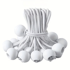 6pcs Plastic Ball Ropes Outdoor Tent Fixed Ball Rope Elastic Strap