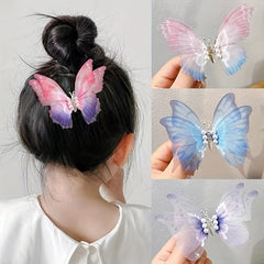 Girls Butterfly Hair Clip Kids Accessories, Holiday Gift