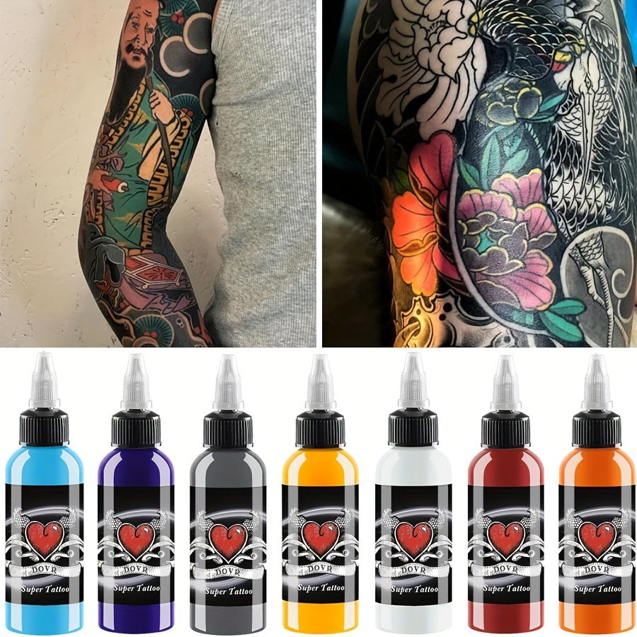 14pcs Tattoo Ink Set Professional Pigment Long Lasting Tattoo Supplies