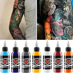 14pcs Tattoo Ink Set Professional Pigment Long Lasting Tattoo Supplies