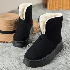 Non slip Warm Tube Snow Boots Thick Bottom Shoes Women's Footwear
