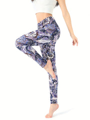 Slim Fit Yoga Tight Pants Stretchy Leggings Women's Activewear