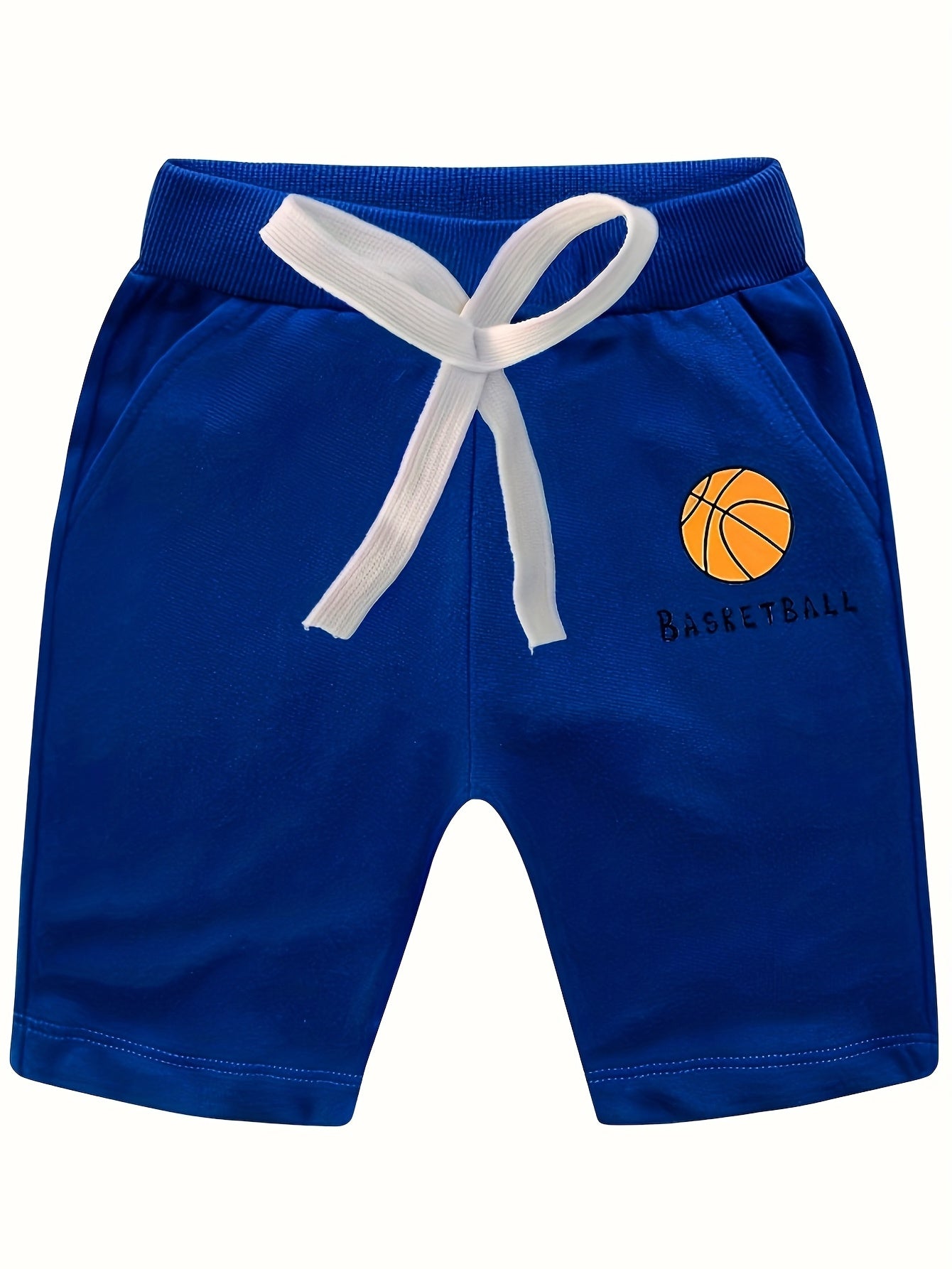 3pcs Boys Basketball Print Comfortable Shorts Quick-drying for Summer Outdoor